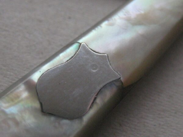 Rare London Hallmarked Edwardian Silver Bladed Folding Fruit Knife SK220 - Image 3