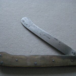 Rare George III Bone Hafted Scimitar Steel Bladed Folding Fruit Knife SK110