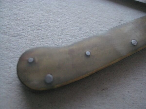 Rare George III Bone Hafted Scimitar Steel Bladed Folding Fruit Knife SK110 - Image 3