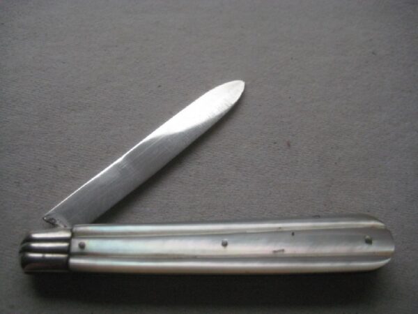 Rare Sheffield Hallmarked Silver Bladed Folding Fruit Knife SK551 - Image 2