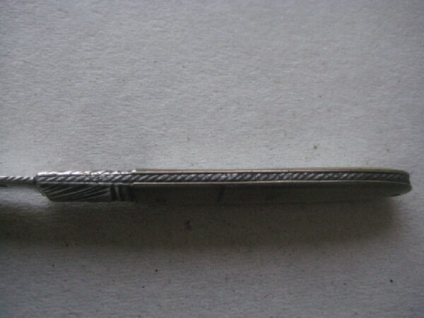 Rare George III Double Duty Mother of Pearl Hafted Silver Bladed Folding Fruit Knife SK50 - Image 6