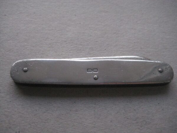 Rare Edwardian Elder Dempster R.M.J. Sekondi Engraved Silver Folding Fruit Knife SK205 - Image 7