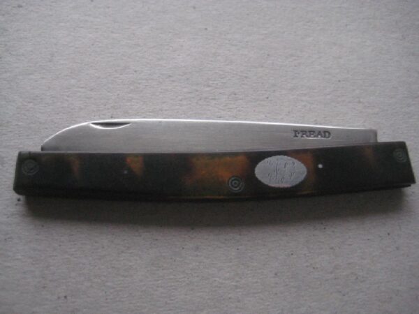 Rare George III Tortoiseshell Hafted Silver Bladed Folding Fruit Knife SK2 - Image 8