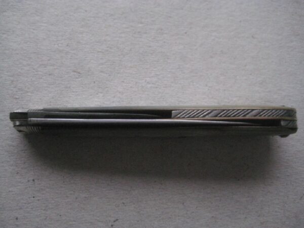 Rare George III Mother of Pearl Hafted Twin Bladed Silver Bladed Folding Fruit Knife SK46 - Image 6