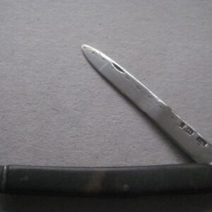 Rare George III Tortoiseshell Hafted Duty Marked Silver Bladed Folding Fruit Knife SK4