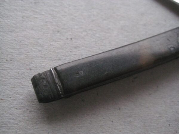 Rare George III Tortoiseshell Hafted Duty Marked Silver Bladed Folding Fruit Knife SK4 - Image 3