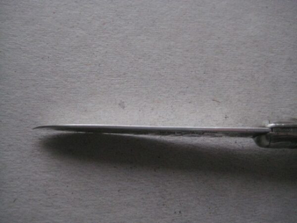Rare Victorian Bone Hafted Silver Bladed Folding Fruit Knife SK352 - Image 7
