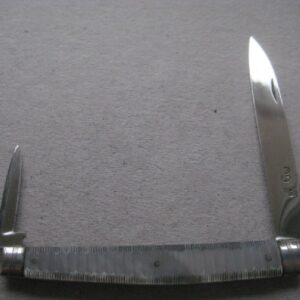 Rare George III Mother of Pearl Hafted Twin Bladed Silver Bladed Folding Fruit Knife SK21