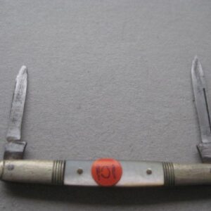 Victorian Mother of Pearl Hafted Twin Bladed Penknife SK101 BLETCH