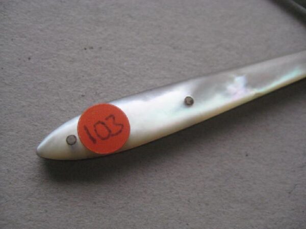 Victorian Mother of Pearl Hafted Quill Bladed Penknife SK103 BLETCH - Image 3