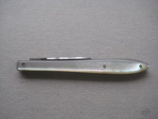 Victorian Mother of Pearl Hafted Quill Bladed Penknife SK103 BLETCH - Image 8