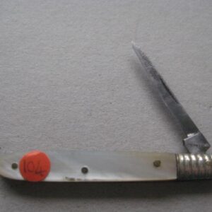 Victorian Mother of Pearl Hafted Quill Bladed Penknife SK104 BLETCH