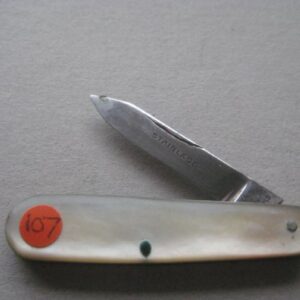 Victorian Mother of Pearl Hafted Steel Bladed Penknife SK107 BLETCH