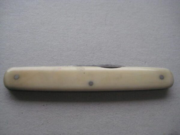 Victorian  Bone Hafted Twin Steel Bladed Penknife SK110 BLETCH - Image 11