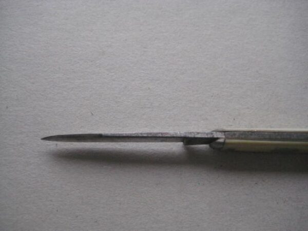 Victorian Bone Hafted Twin Quill Bladed Penknife SK113 BLETCH - Image 4