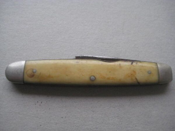 Victorian Bone Hafted Twin Steel Bladed Penknife SK114 BLETCH - Image 8