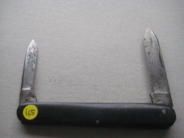 Victorian Horn Hafted Twin Steel Bladed Penknife SK115 BLETCH