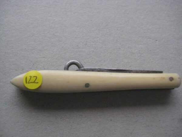 Victorian Bone Hafted Twin Quill Bladed Penknife SK122 BLETCH - Image 7