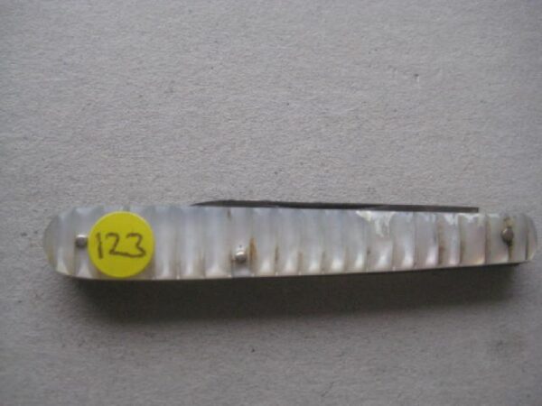 Victorian Mother of Pearl Hafted Quill Bladed Penknife SK123 BLETCH - Image 8