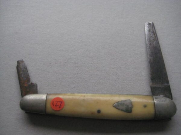 Victorian Bone Hafted Steel Bladed Penknife SK127 BLETCH