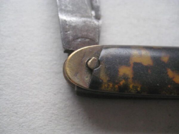 Victorian Tortoiseshell Hafted Multi-Bladed Penknife SK130 BLETCH - Image 3