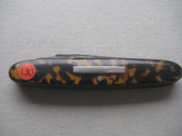 Victorian Tortoiseshell Hafted Multi-Bladed Penknife SK130 BLETCH - Image 6