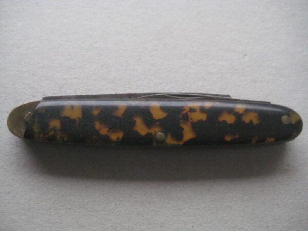 Victorian Tortoiseshell Hafted Multi-Bladed Penknife SK130 BLETCH - Image 7