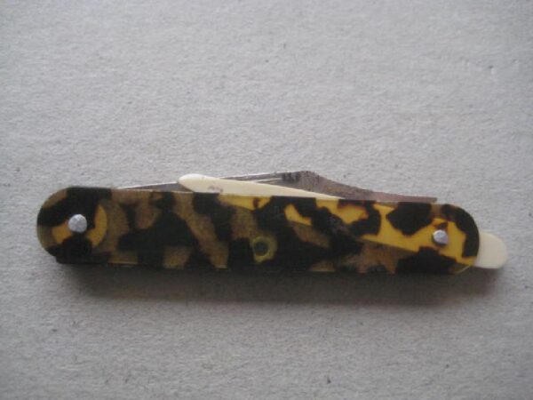 George V Tortoiseshell Hafted Multi-Bladed Penknife SK133 BLETCH - Image 5