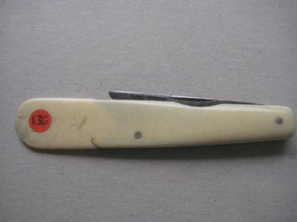 Victorian Bone Hafted Budding Penknife SK136 BLETCH - Image 7