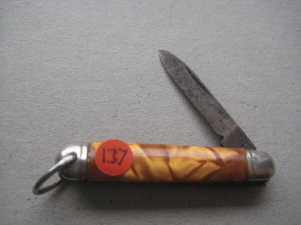 George V Bakerlite Plastic Hafted  Steel Bladed Penknife SK137 BLETCH